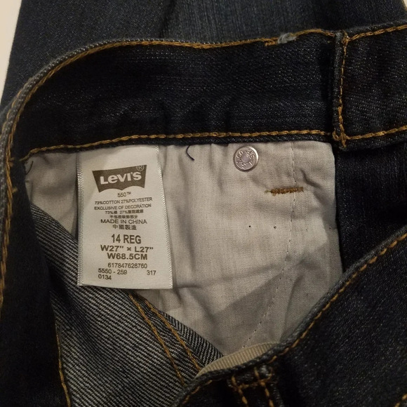 NWOT Levi's jeans Sz.14 regular 27w ×27L - Picture 5 of 6